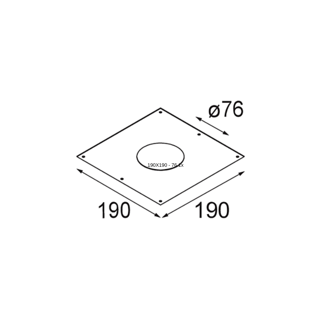 Modular - Concrete kit 150x150 - Ø62