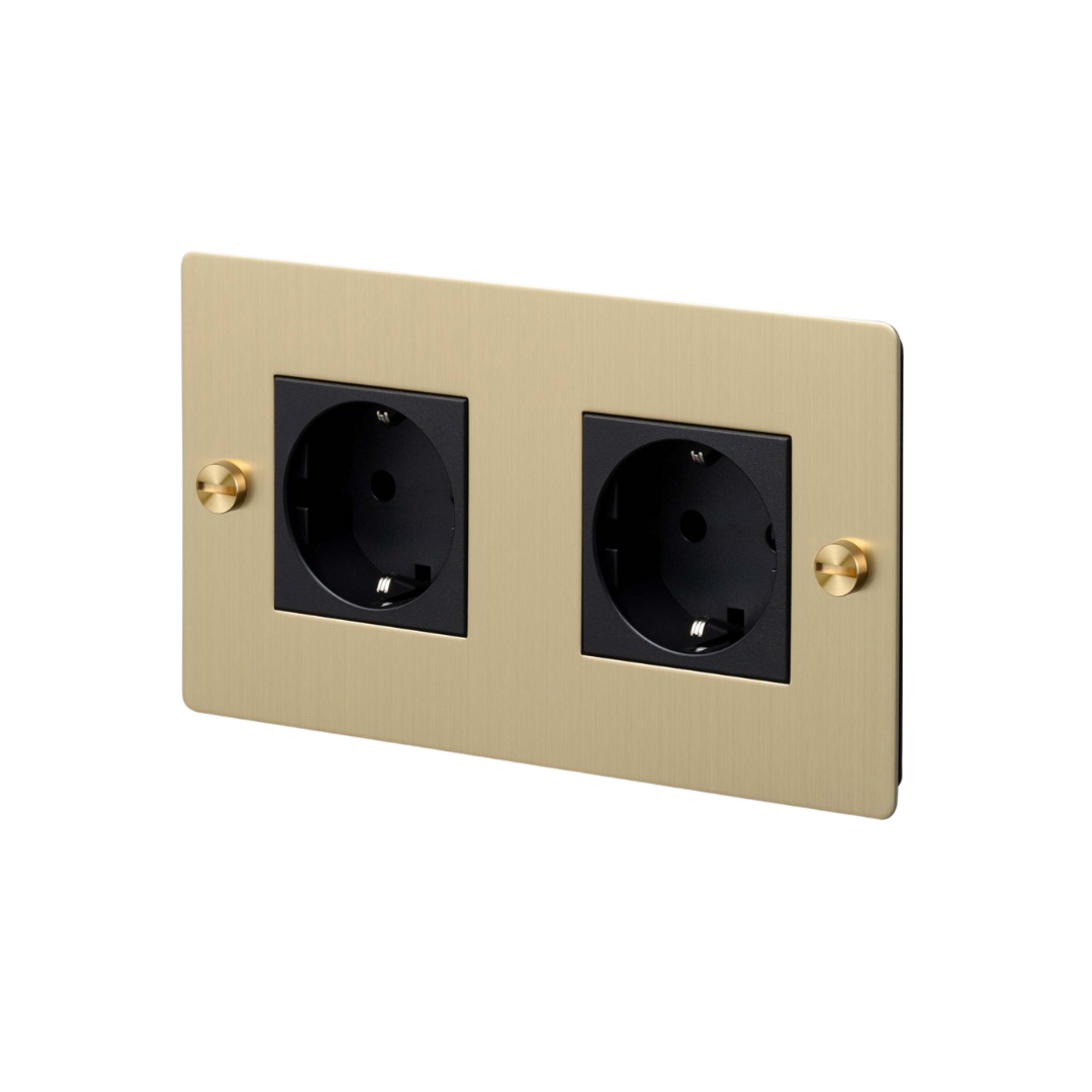 Buster and Punch - 2G Socket Schuko Type F