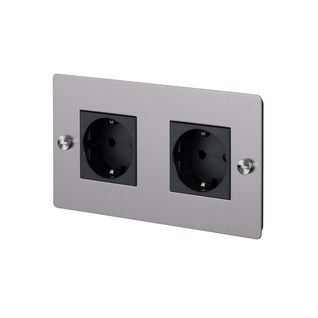 Buster and Punch - 2G Socket Schuko Type F