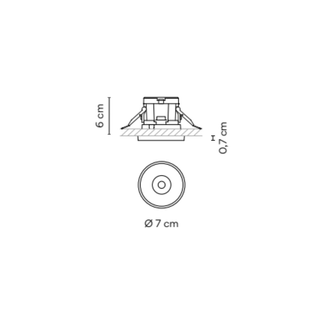 Vibia - Circle 3303 Trim Medium Spot