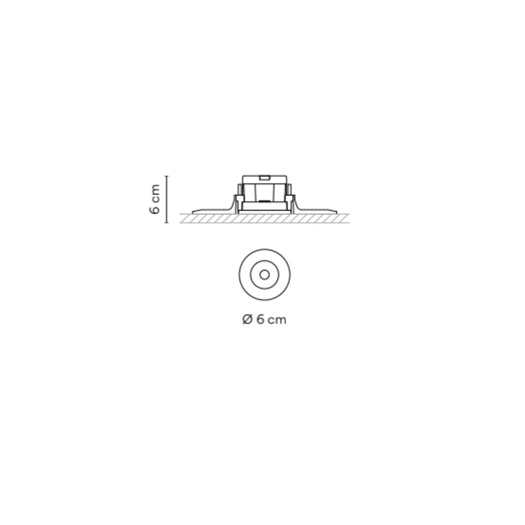 Vibia - Circle 3313 Trimless Medium Spot