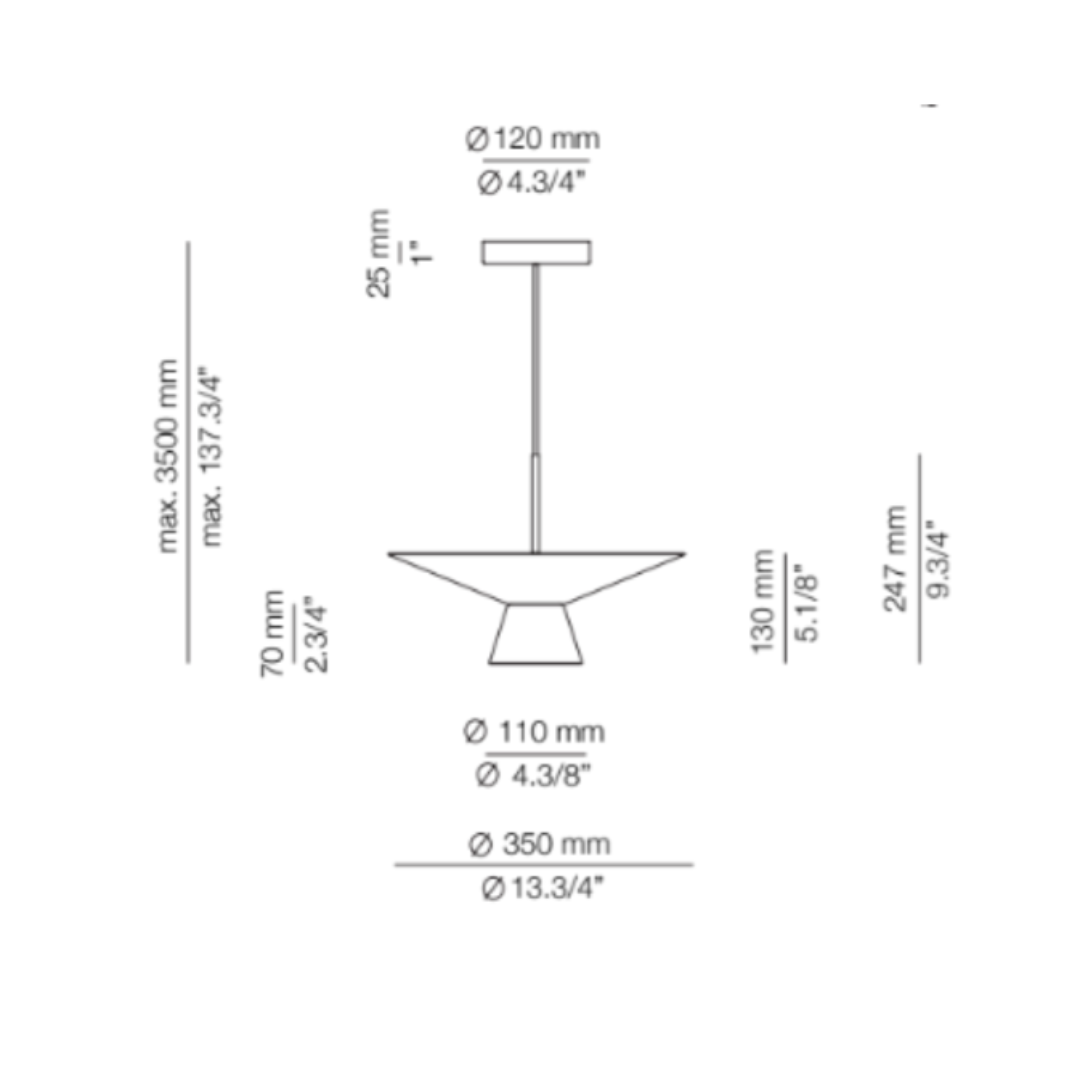 Estiluz - Belt 4145SG Hanglamp 2700k