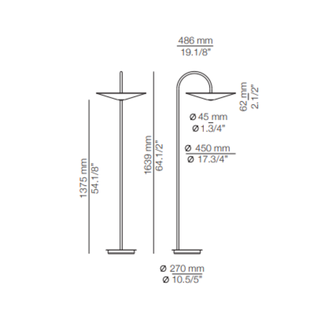 Estiluz - Belt 4149L Vloerlamp 2700k