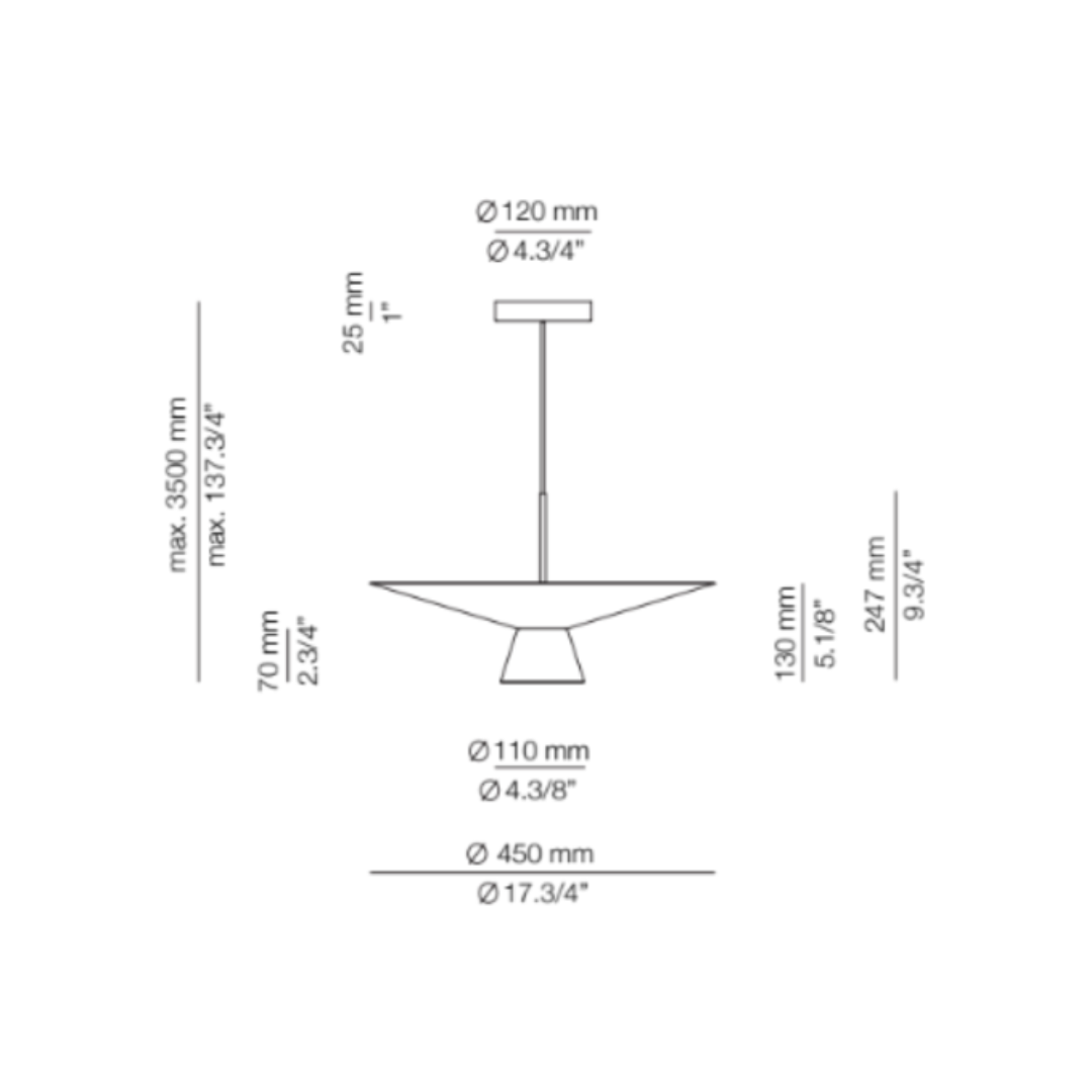 Estiluz - Belt 4145SG Hanglamp 2700k