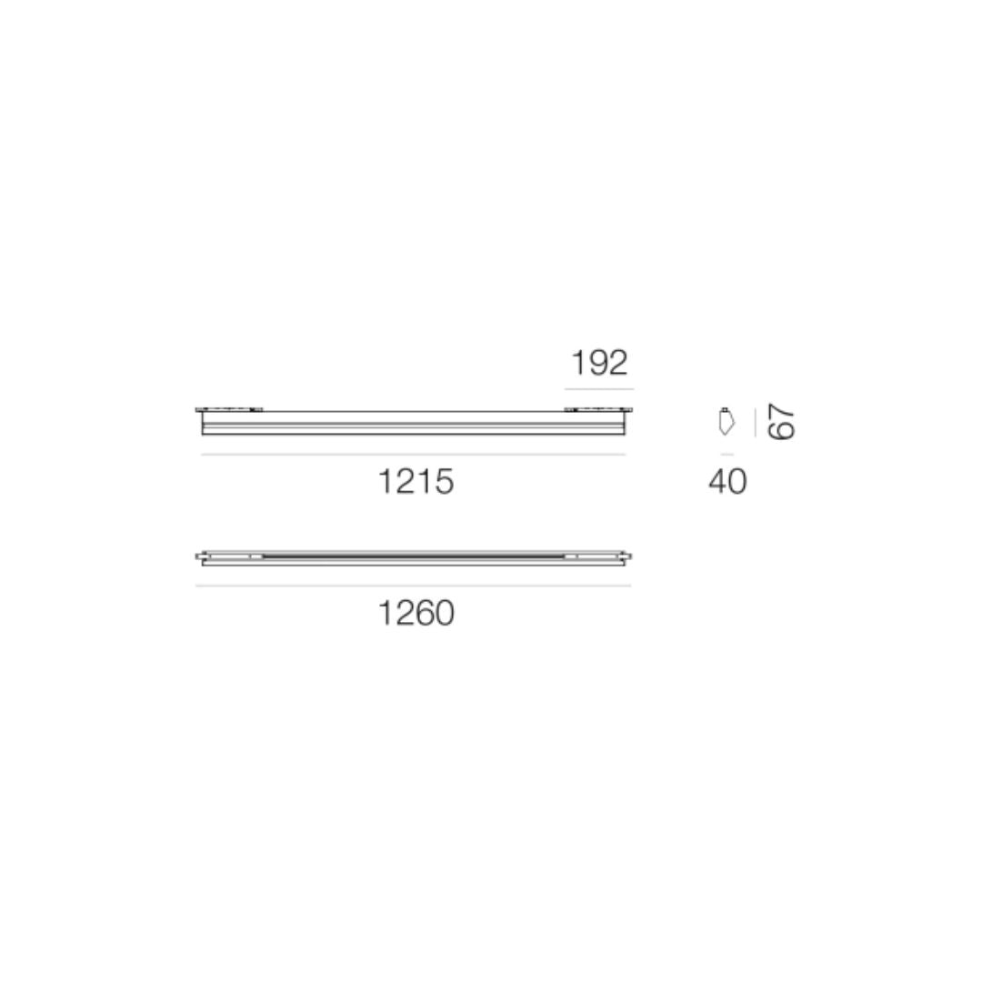 Artemide - A.24 Wall Washer 1215 Wandlamp