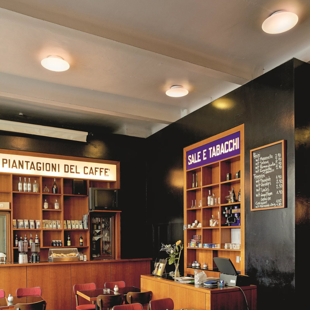 Louis Poulsen - AJ Eklipta Plafondlamp  Ø 450 Wit W/Cable Holes Side