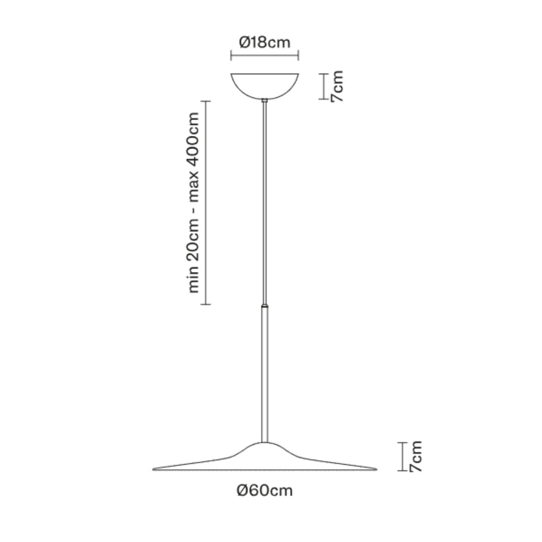 Fabbian - Acustica F58 ø60 Hanglamp