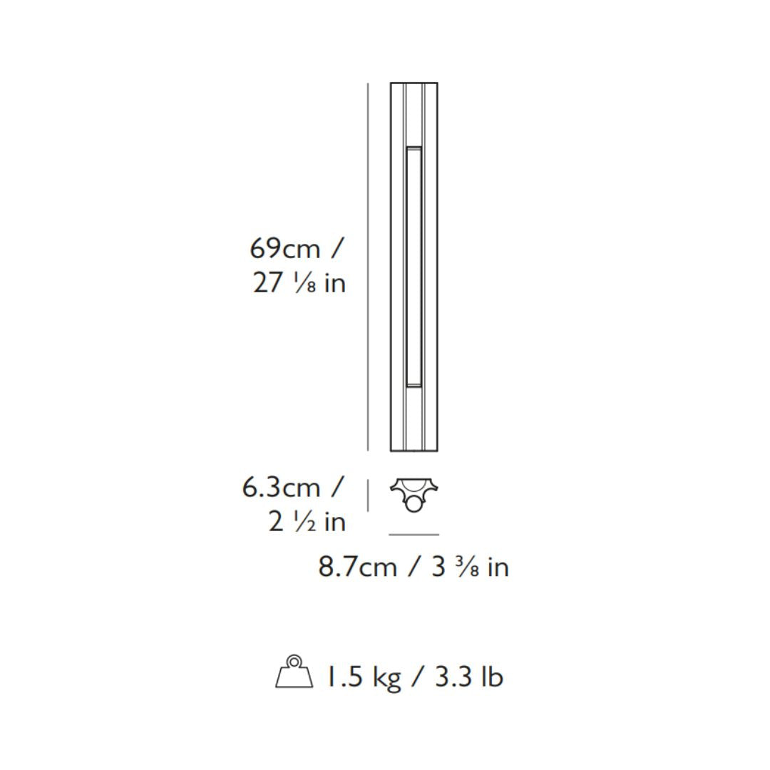 Lee Broom - Altar Eik Wandlamp