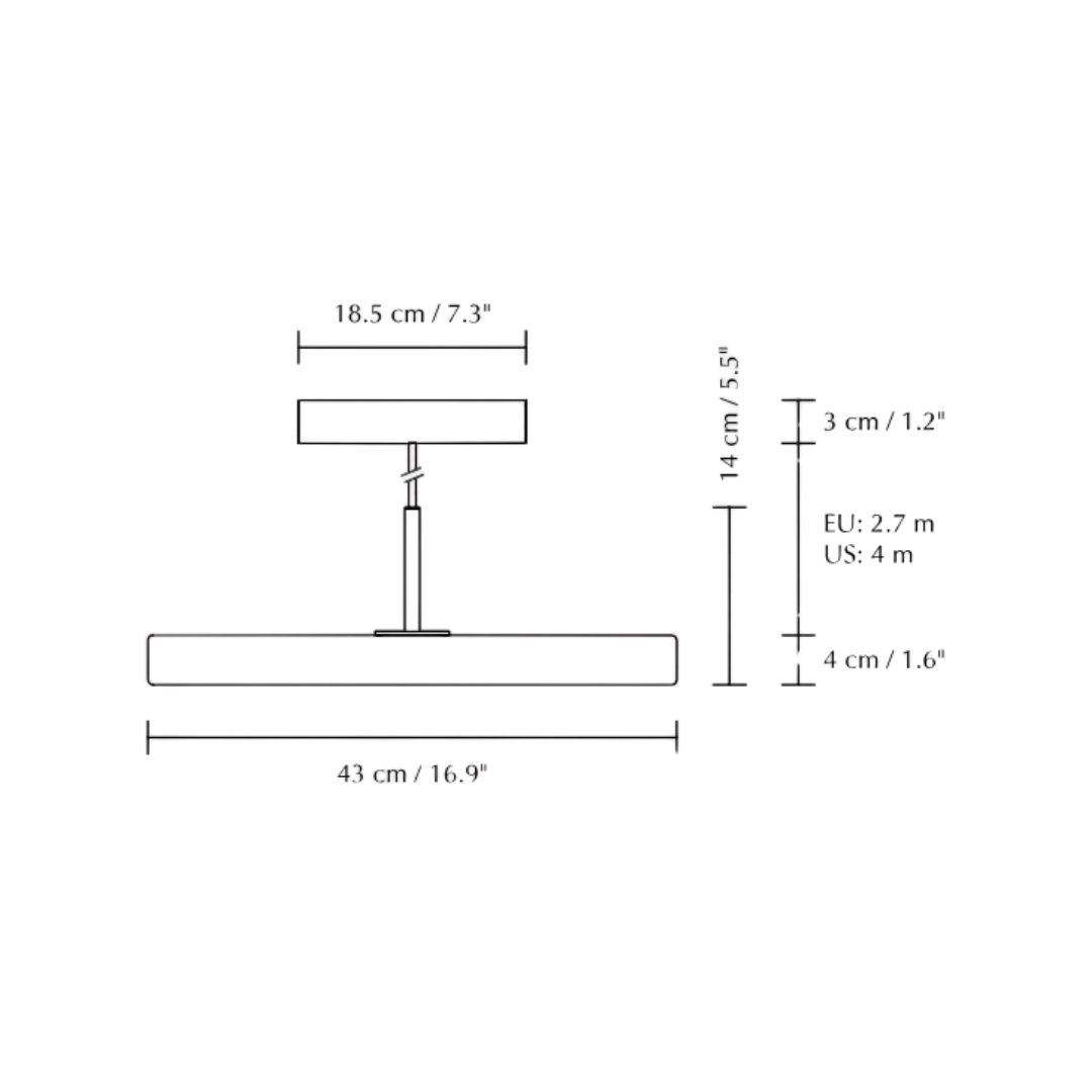 Umage - Asteria Medium Messing Top Hanglamp