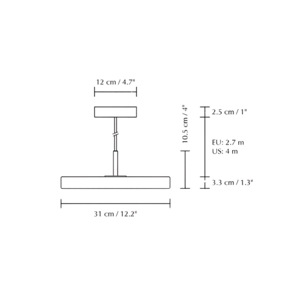 Umage - Asteria Plus Mini Stalen bovenkant Hanglamp