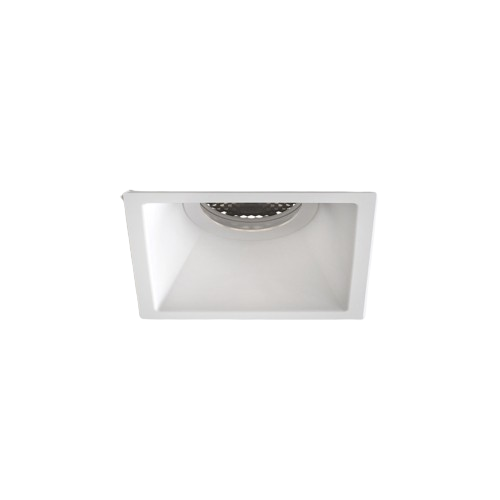 Astro - Minima Slimline Square Fixed Fire-Rated IP65 mat zwart Spot / Plafondlamp - KOOT