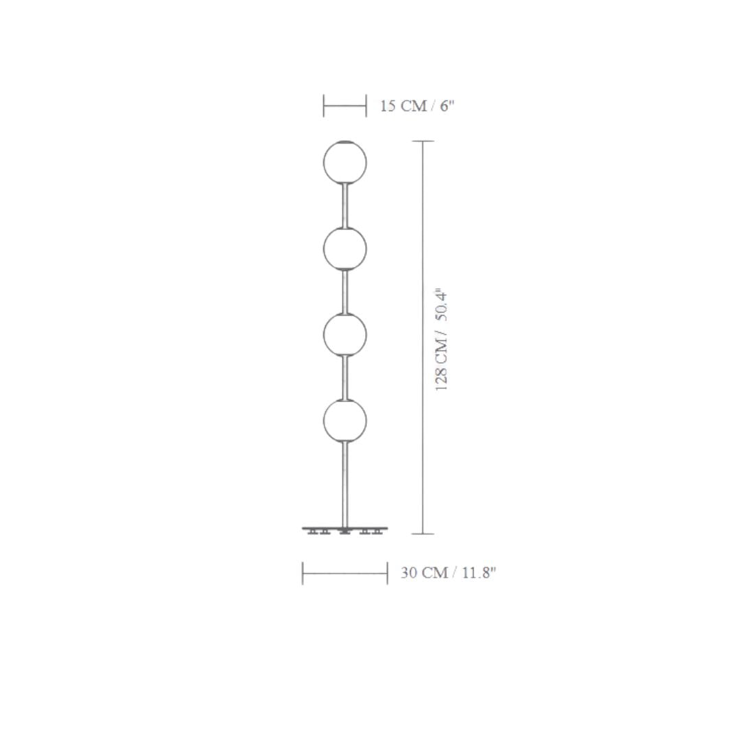 Umage - Audrey Messing Vloerlamp