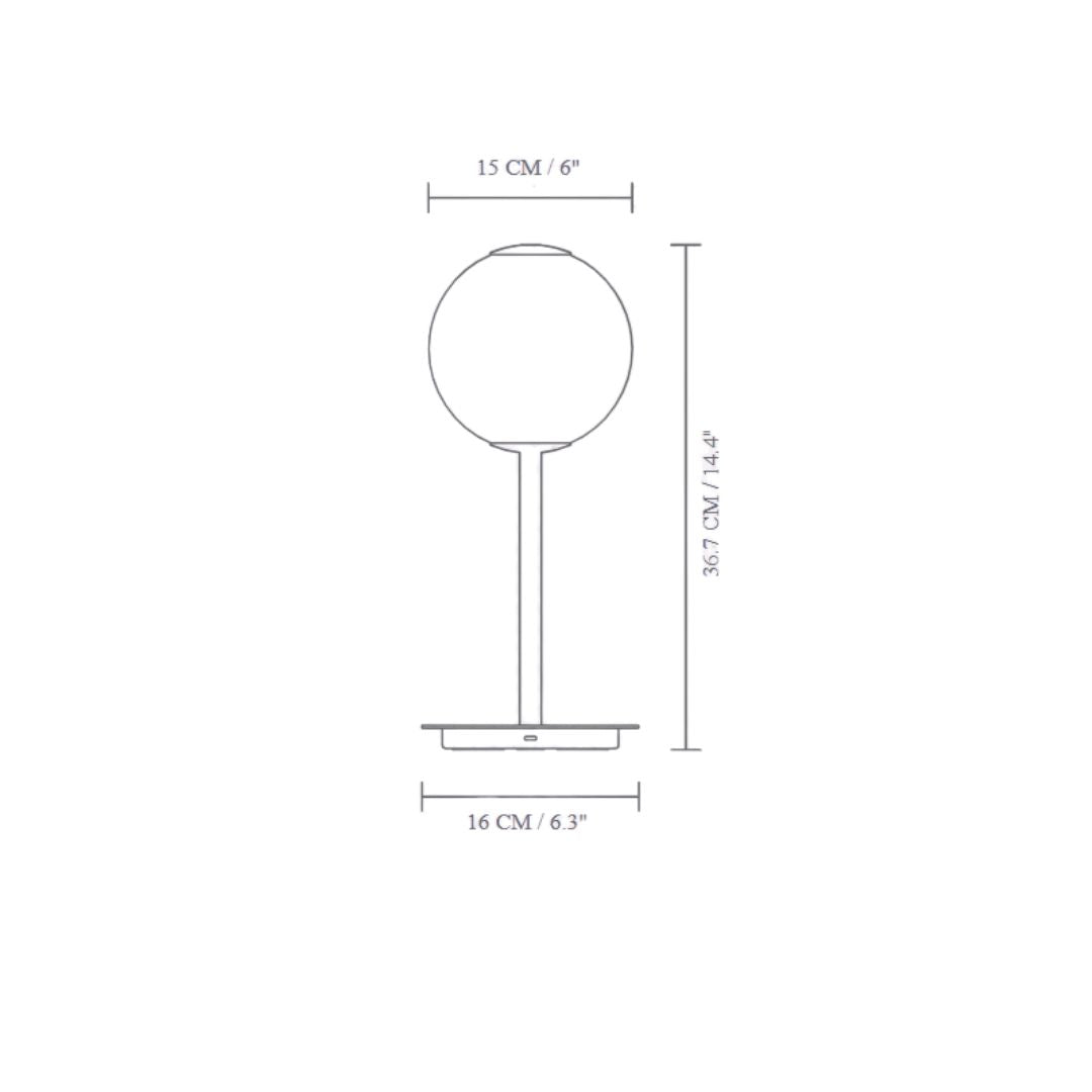 Umage - Audrey Messing Tafellamp