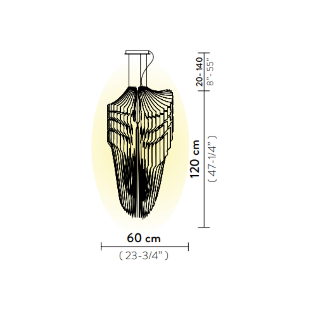 Slamp - Avia Groot Hanglamp