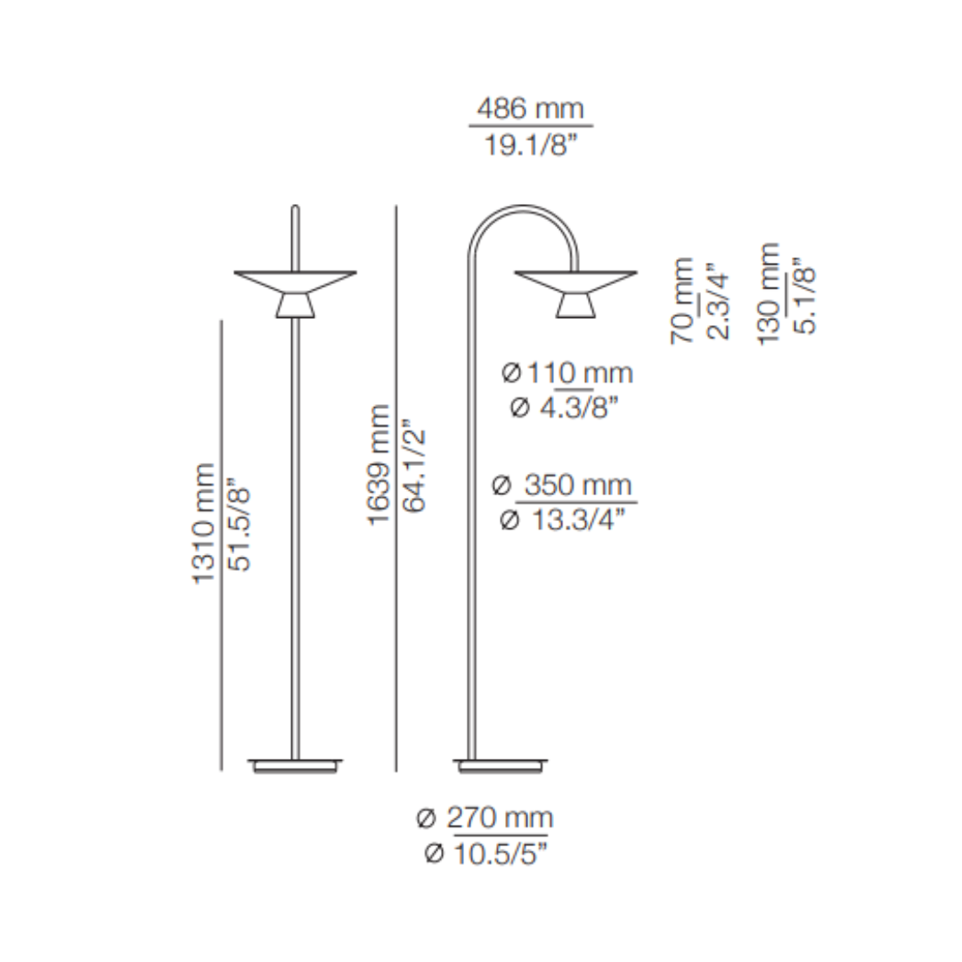 Estiluz - Belt 4149MG Vloerlamp 2700k