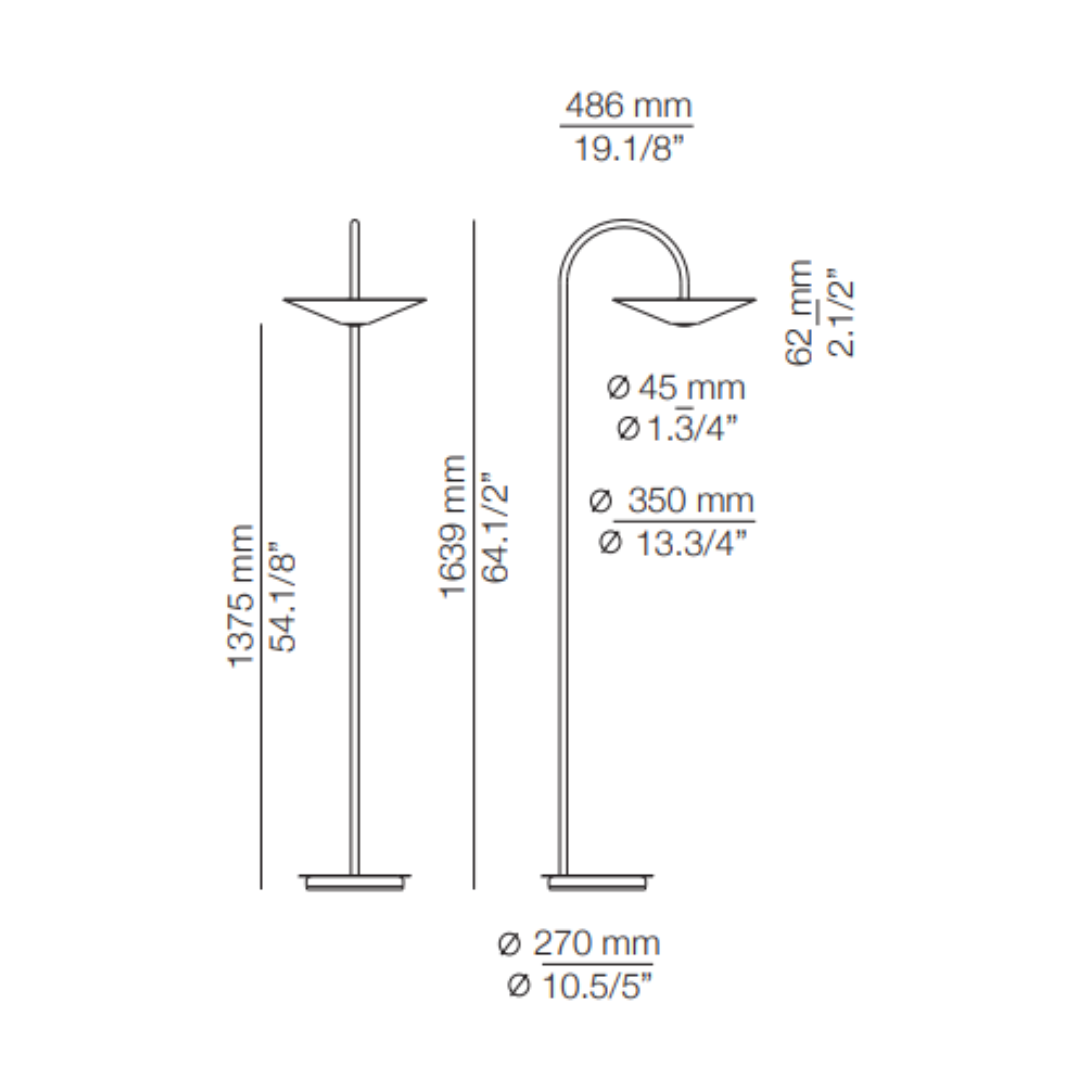 Estiluz - Belt 4149M Vloerlamp 2700k
