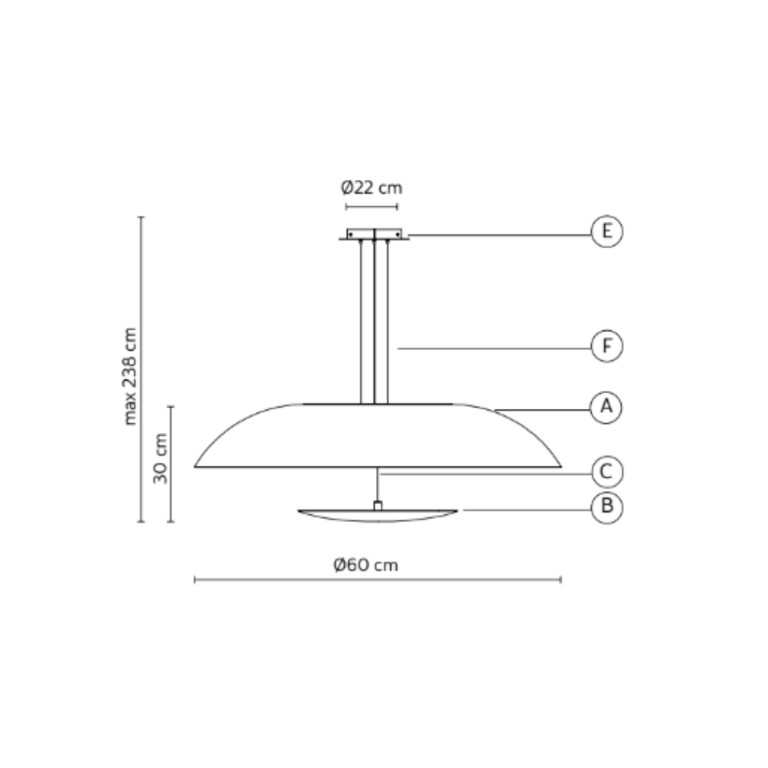 Karman - Blanco Hanglamp