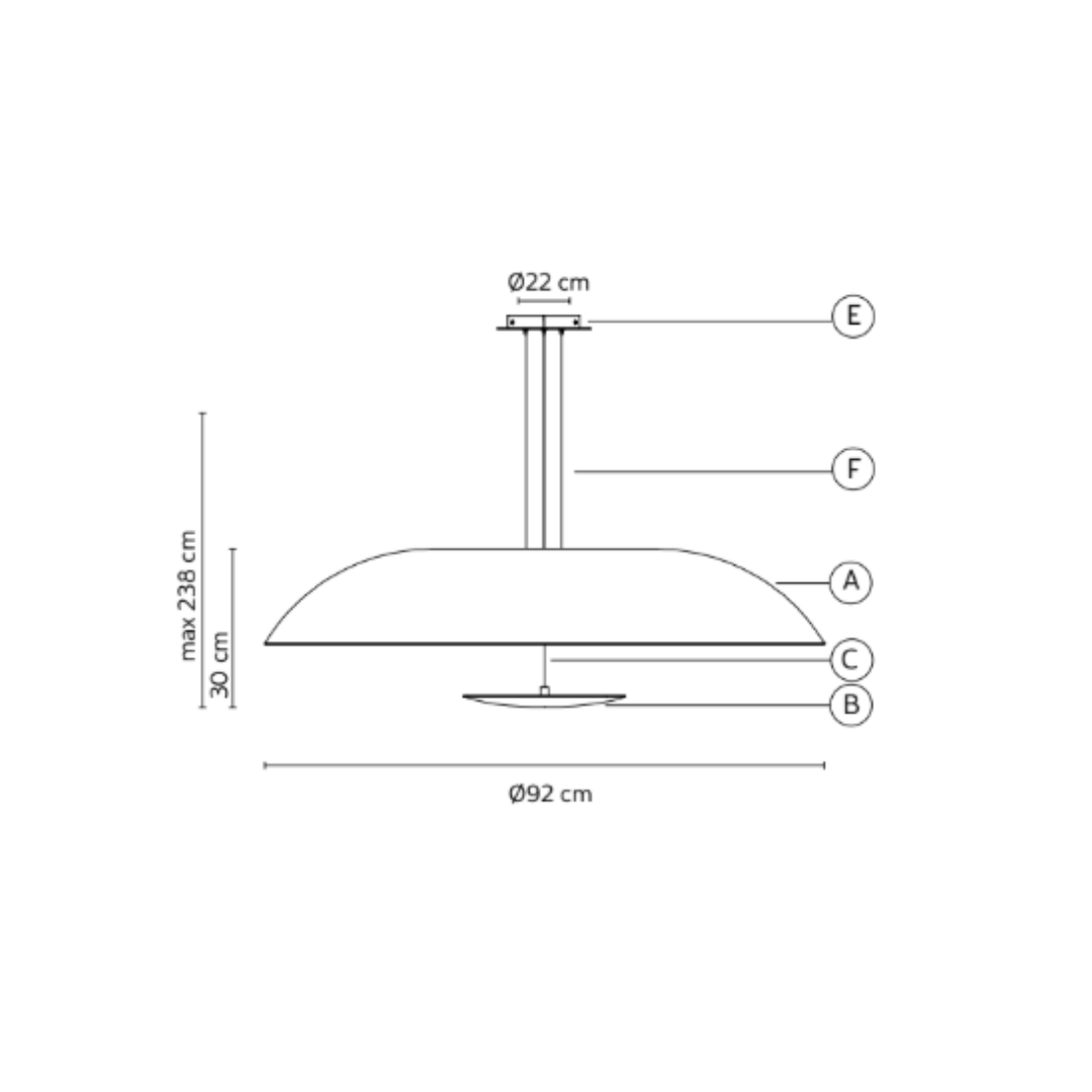 Karman - Blanco Hanglamp