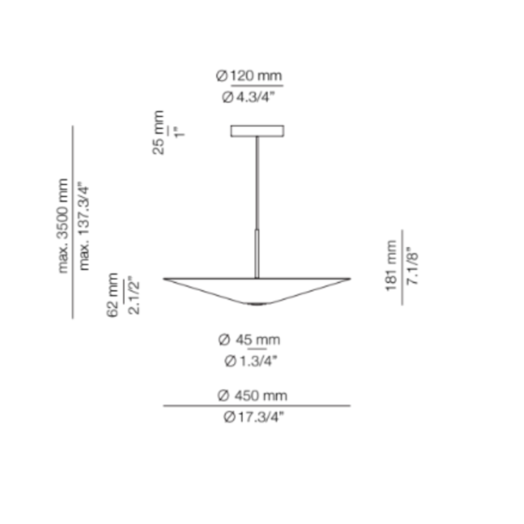 Estiluz - Belt 4145S Hanglamp 2700k