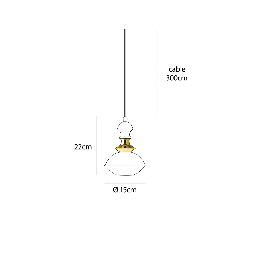 Jacco Maris - Benben T1 hanglamp Latte