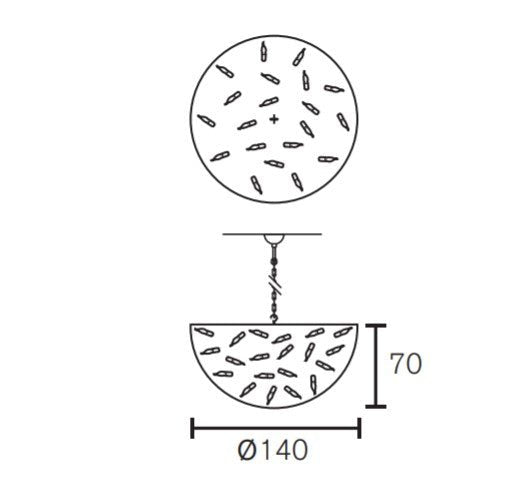 Brand van Egmond - Delphinium Ovaal Hanglamp - KOOT