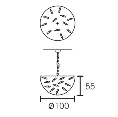 Brand van Egmond - Delphinium Ovaal Hanglamp - KOOT