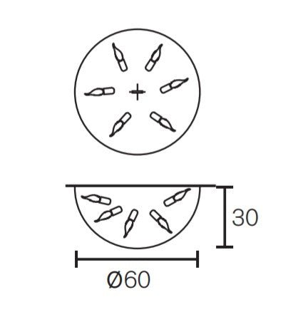 Brand van Egmond - Delphinium Plafondlamp - KOOT