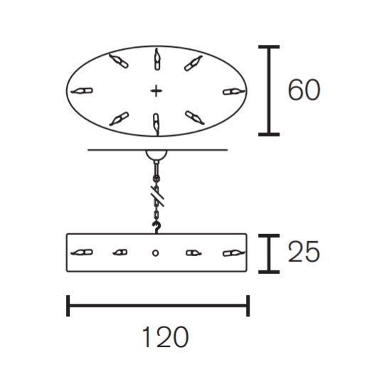 Brand van Egmond - Hollywood Ovaal Hanglamp - KOOT