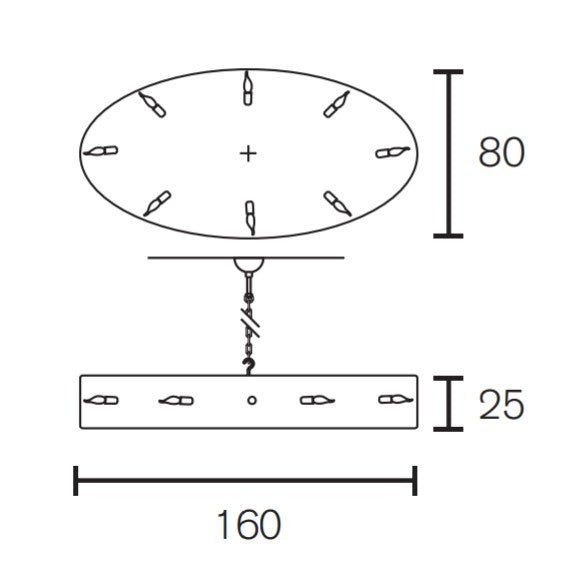 Brand van Egmond - Hollywood Ovaal Hanglamp - KOOT