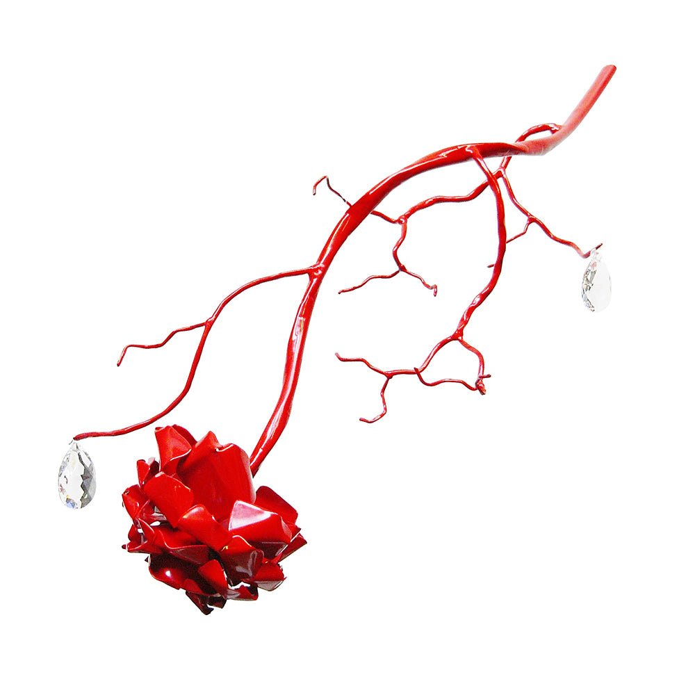 Brand van Egmond - La Vie En Rose Enkele Decoratieve Roos Hanglamp - KOOT