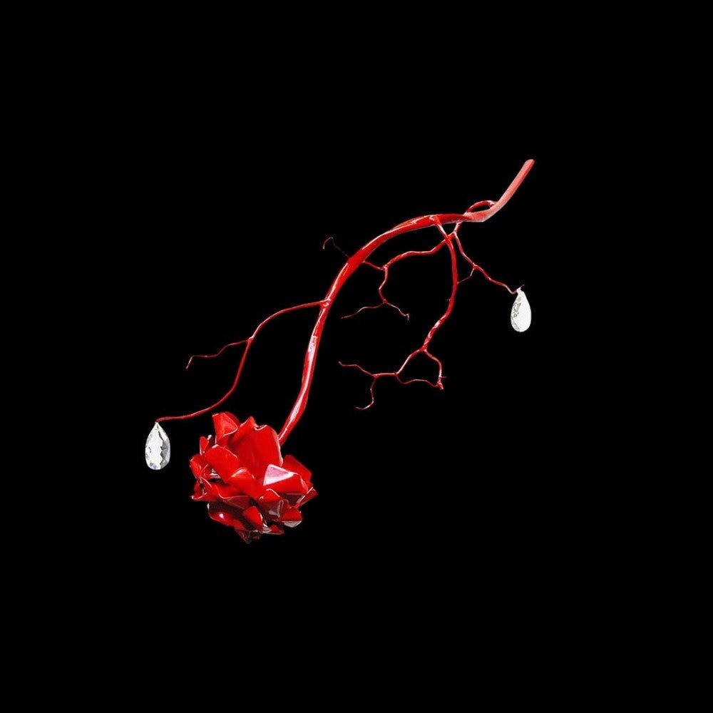 Brand van Egmond - La Vie En Rose Enkele Decoratieve Roos Hanglamp - KOOT