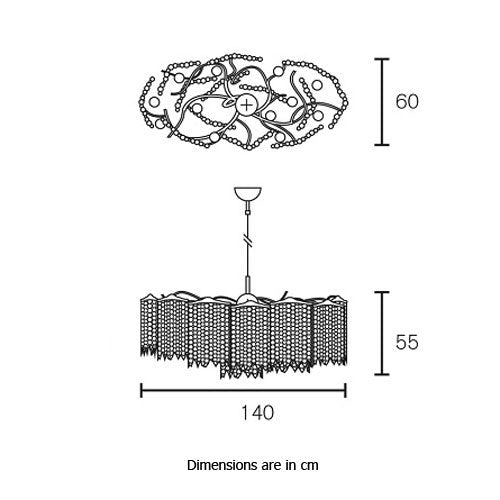 Brand van Egmond - Victoria Ovaal Hanglamp - KOOT