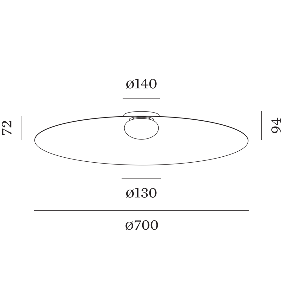 Wever & Ducre - Clea 3.0 plafondlamp