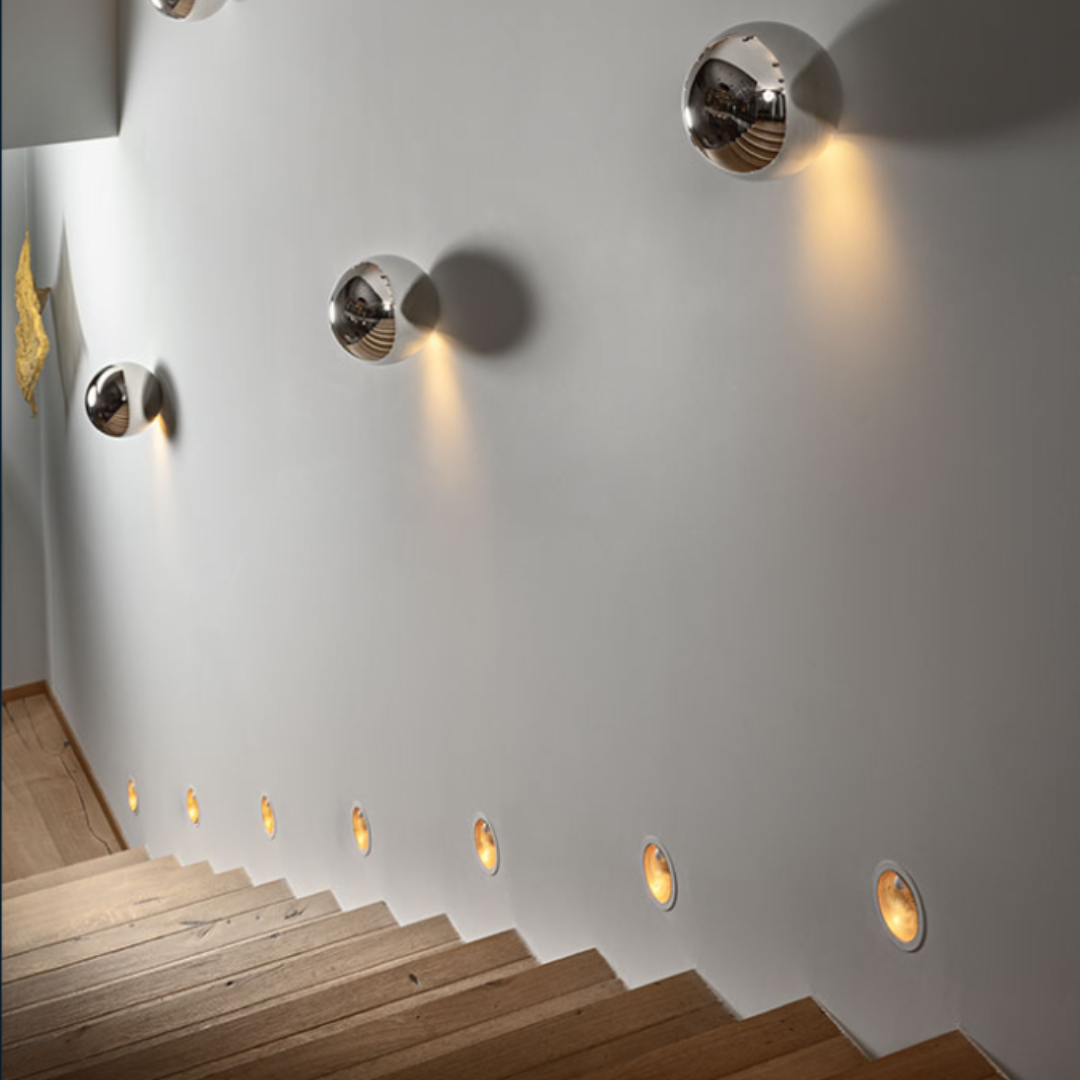 Catellani and Smith - Sfera Wandlamp Nikkel