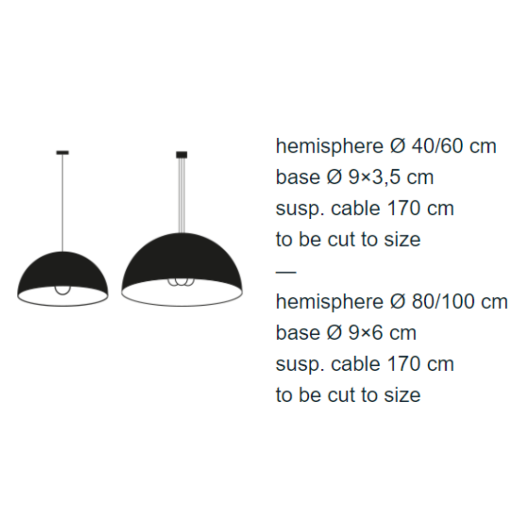 Catellani and Smith - Stchu-Moon 02 100 cm Hanglamp