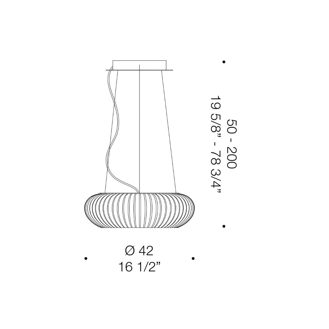 De Majo - Cannettata S42 Hanglamp