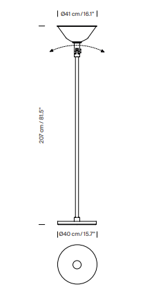 Santa Cole - Gatcpac Vloerlamp - KOOT
