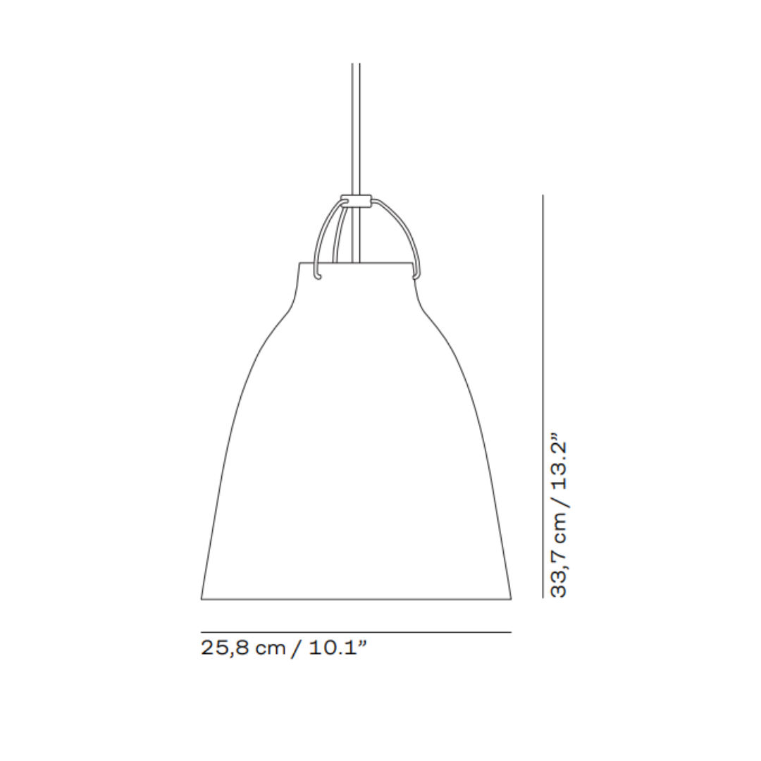 Fritz Hansen - Caravaggio P2 hanglamp