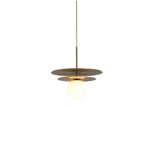 TossB - Celeste Sphere L Geborsteld Messing Hanglamp