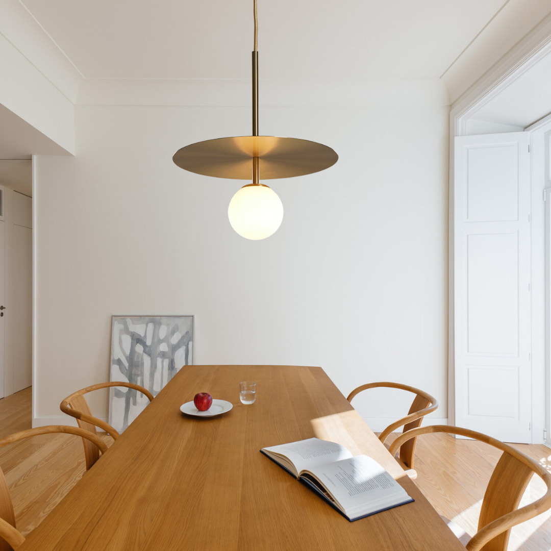 TossB - Celeste Sphere S Geborsteld Messing Hanglamp