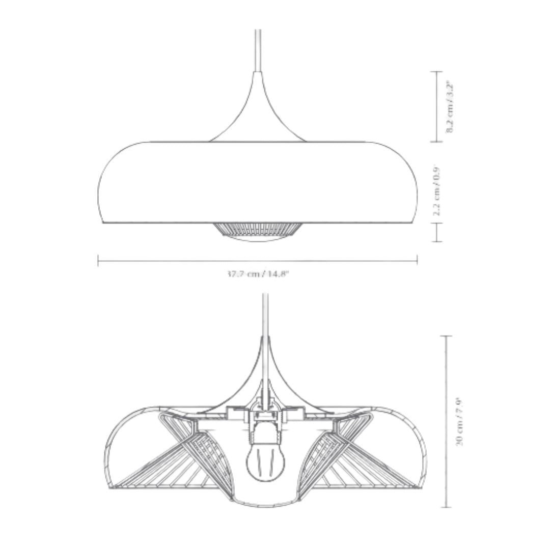 Umage - Chordis Messing Hanglamp