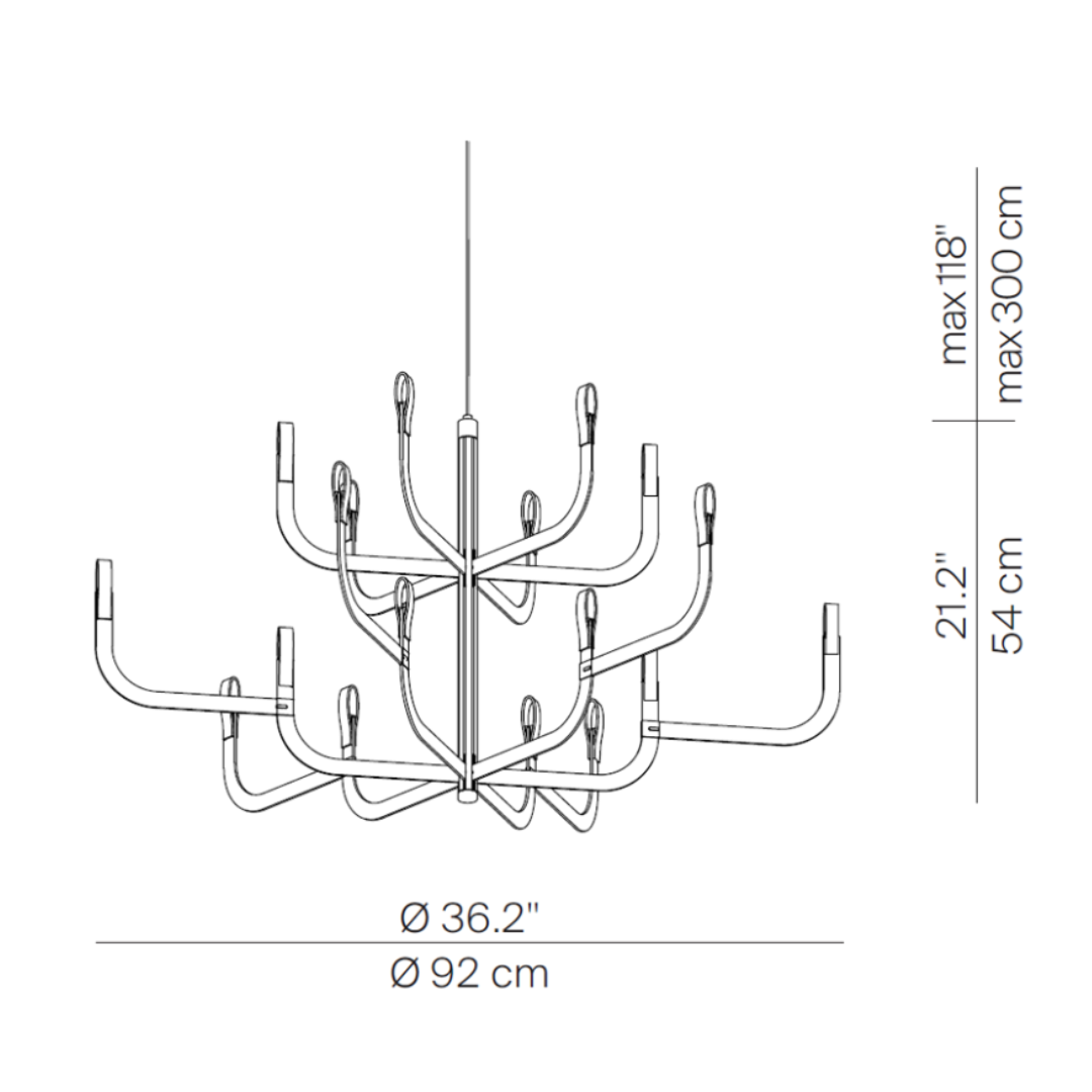Luceplan - J-us Configuratie G Hanglamp