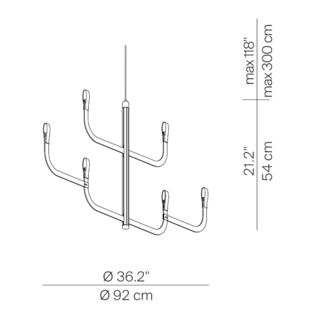 Luceplan - Luceplan - J-us Configuratie C Hanglamp