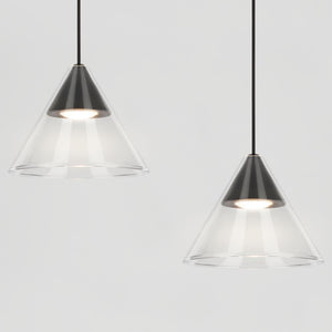 Cini & Nils - Cordina Conico Vetro Bianco Hanglamp