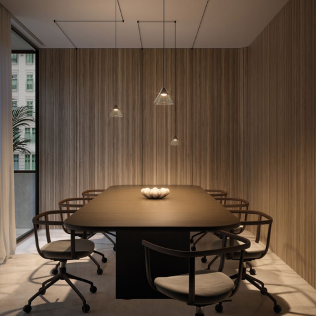 Cini & Nils - Cordina Conico Vetro Bianco Hanglamp