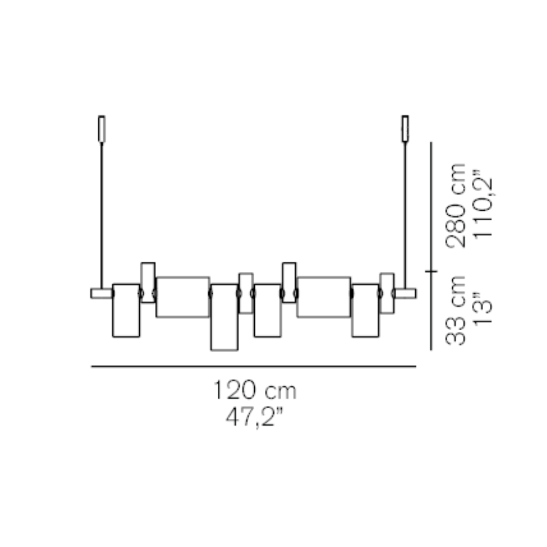 Oluce - Dancing Glass 457 Hanglamp