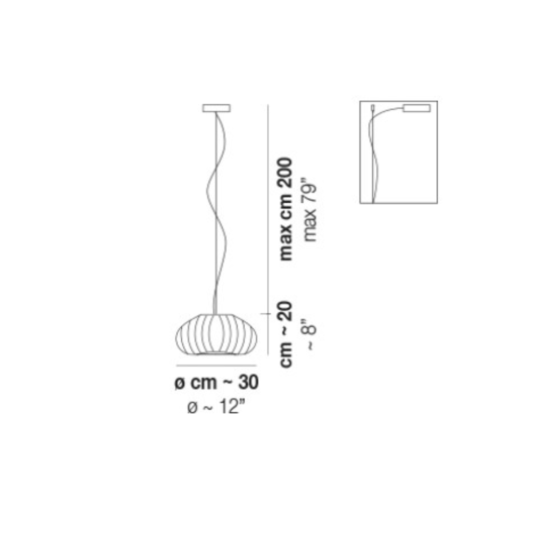 Vistosi - Diamante Hanglamp