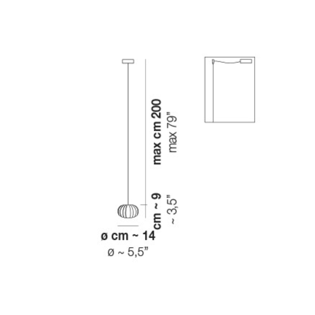 Vistosi - Diamante Hanglamp