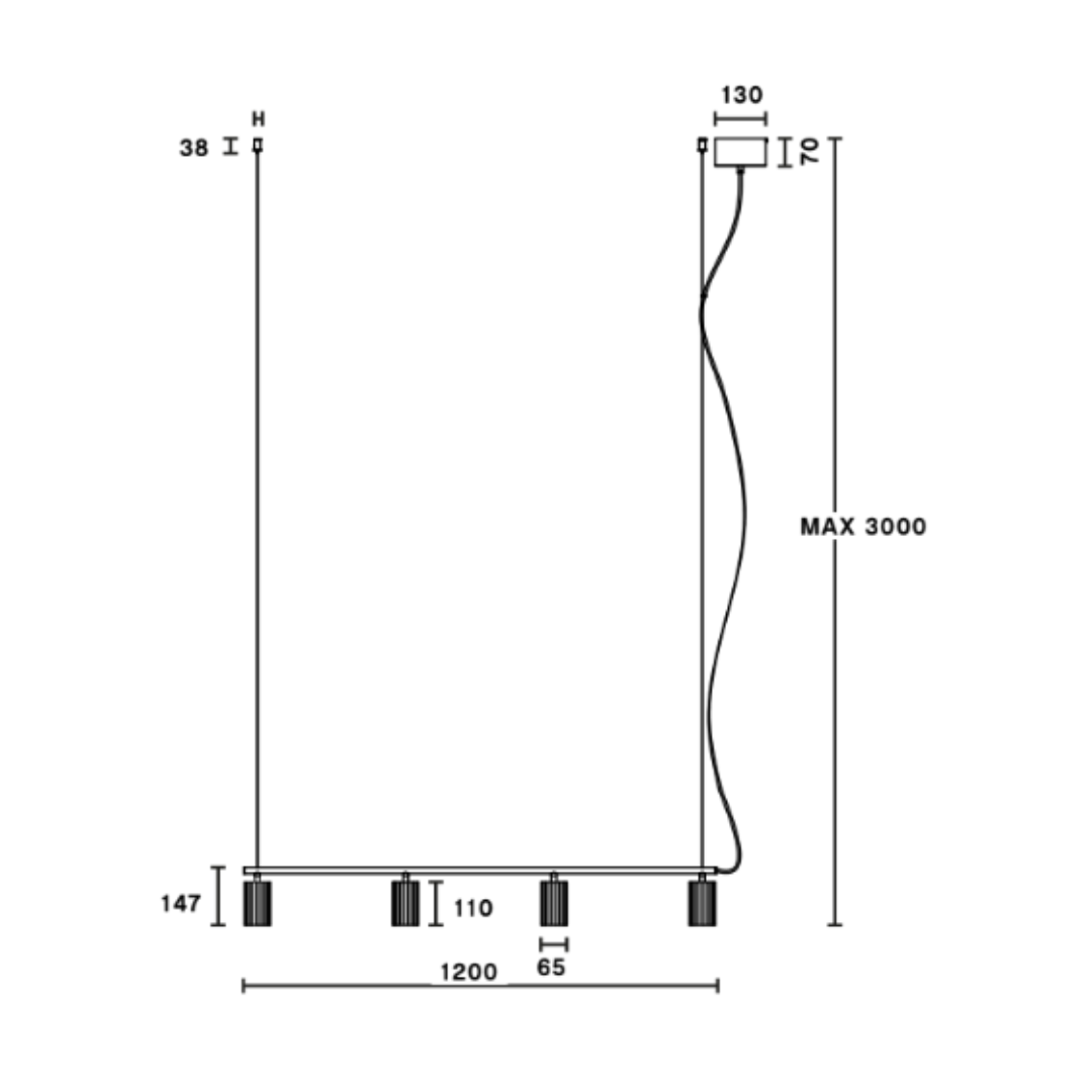Pholc - Donna Line 20 Hanglamp