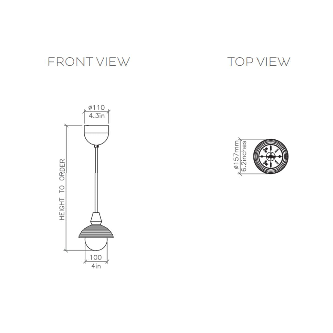 Bert Frank - Eos Enkel Hanglamp